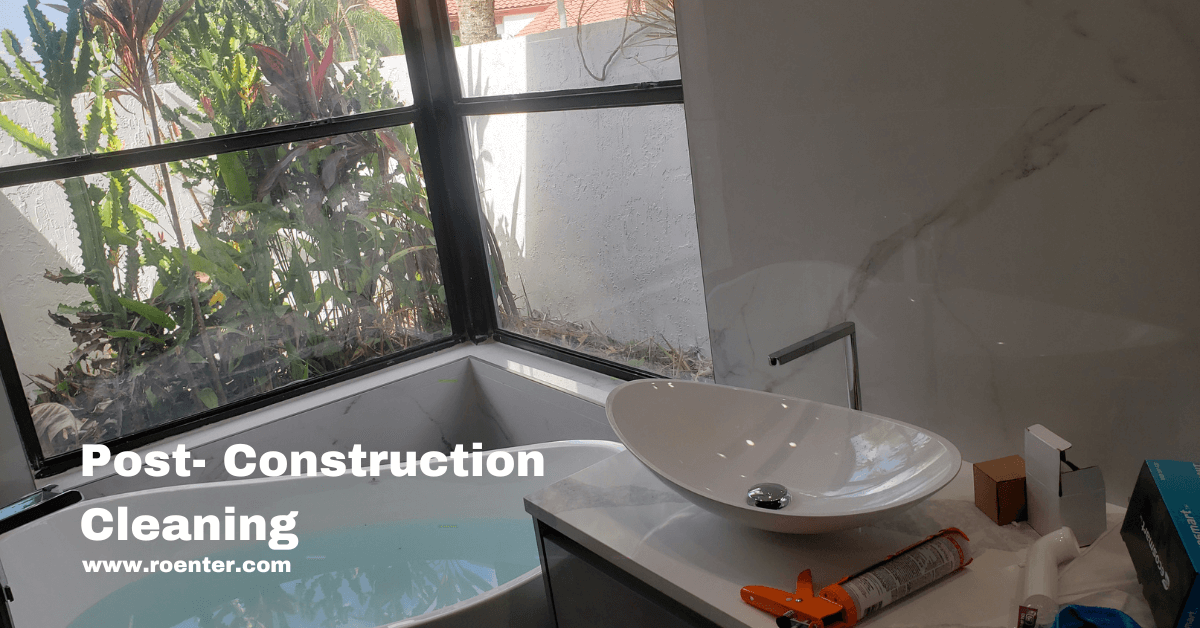 Post-construction cleaning company